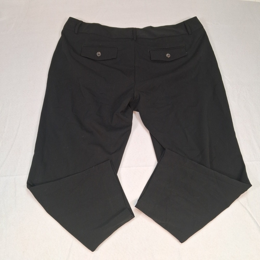 Nine West Jeans Dress Pants Women 20W Black Plus Size Stretch Trousers New - Picture 2 of 8